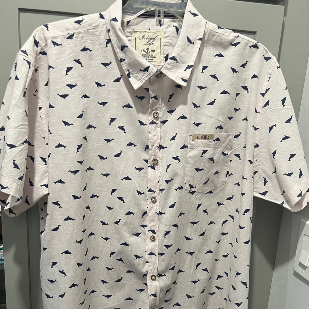 Men’s Light Pink Shark Shirt